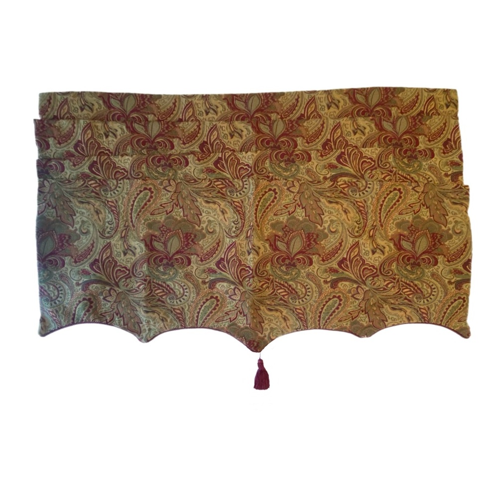 Burlington House 4 Valances 50 x 20 Inches Each